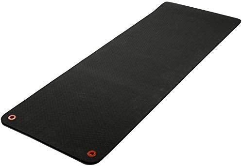 SPRI Hanging Exercise Mat, Fitness & Yoga Mat for Group Fitness Classes, Commercial Grade Quality with Reinforced Holes, 56"L x 23"W x 3/8" Thick