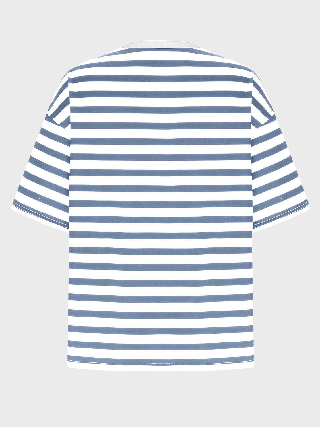 Striped Round Neck Half Sleeve T-Shirt