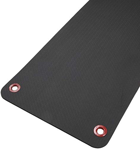 SPRI Hanging Exercise Mat, Fitness & Yoga Mat for Group Fitness Classes, Commercial Grade Quality with Reinforced Holes, 56"L x 23"W x 3/8" Thick