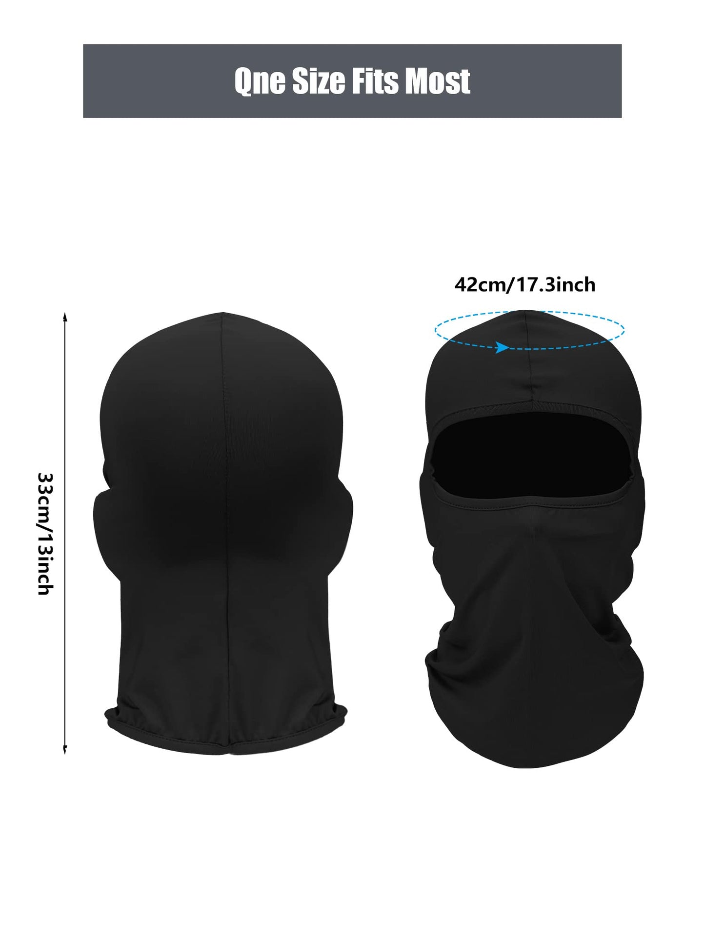 SATINIOR 9 Pcs Ski Mask for Men Full Face Cover UV Sun Protection Cooling Balaclava Neck Gaiter Clothing Scarf Bandana(Cute Colors)