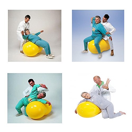Wekin Physio Roll Therapy Fitness Excercise Peanut Ball for Balance, Labor Birthing, Muscle Tension, Back Pain Relief, Dog Training, Home Exercise & Yoga Programme (Green, 50 * 100cm)