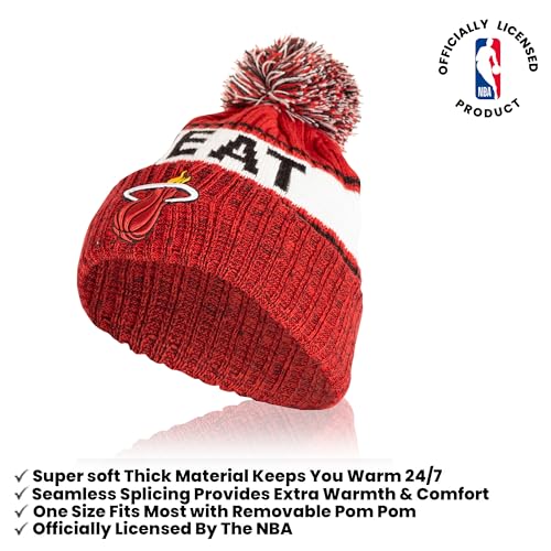 Ultra Game Standard Super Soft Winter Beanie Knit Hat, Team Color