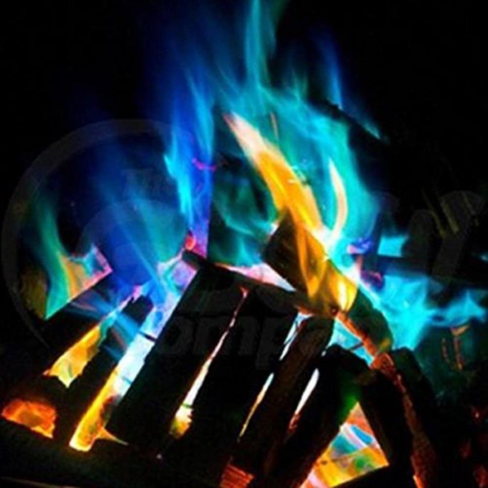 Mystical Fire Flame Colorant Vibrant Long-Lasting Pulsating Flame Color Changer for Indoor or Outdoor Use 0.882 oz. Packets 2 Pack