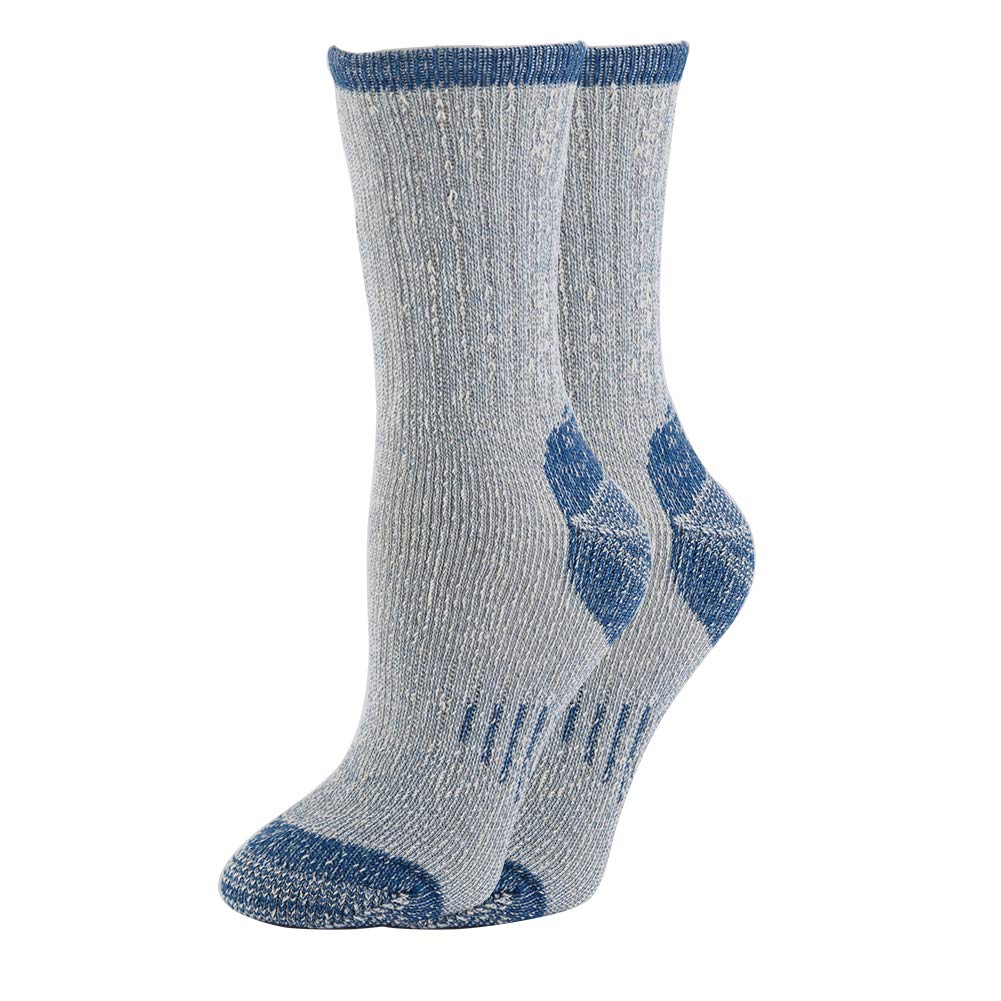 NEVSNEV 1 2 3 4 Pairs Thermal 70% Merino Warm Wool Socks Thermal Hiking Crew Winter Women’s (4pair ass Dark Blue+Dark Red+ bule+purple Women)