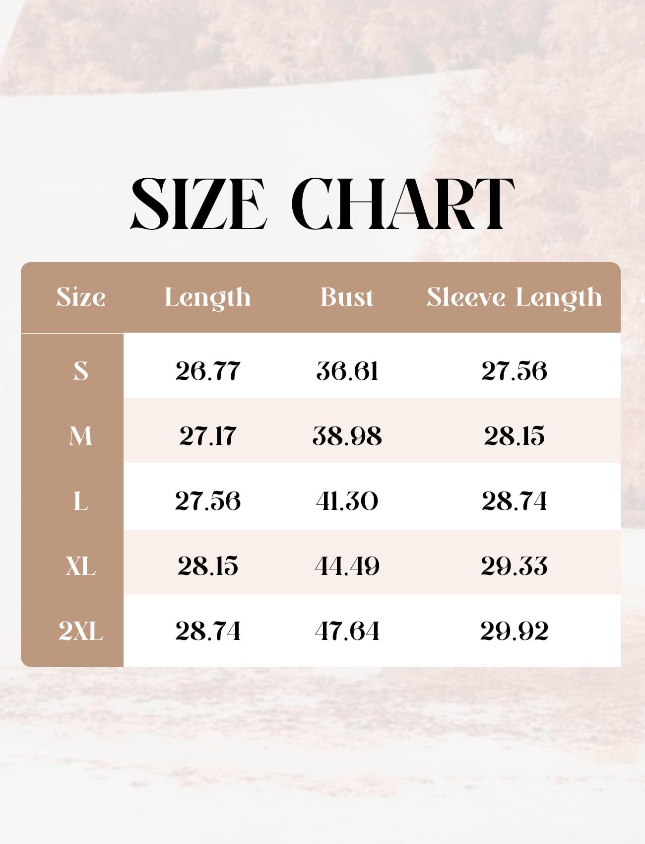 OFEEFAN Long Sleeve Shirts for Women Crewneck Sweatshirts Warm Winter Clothes Soft Khaki L