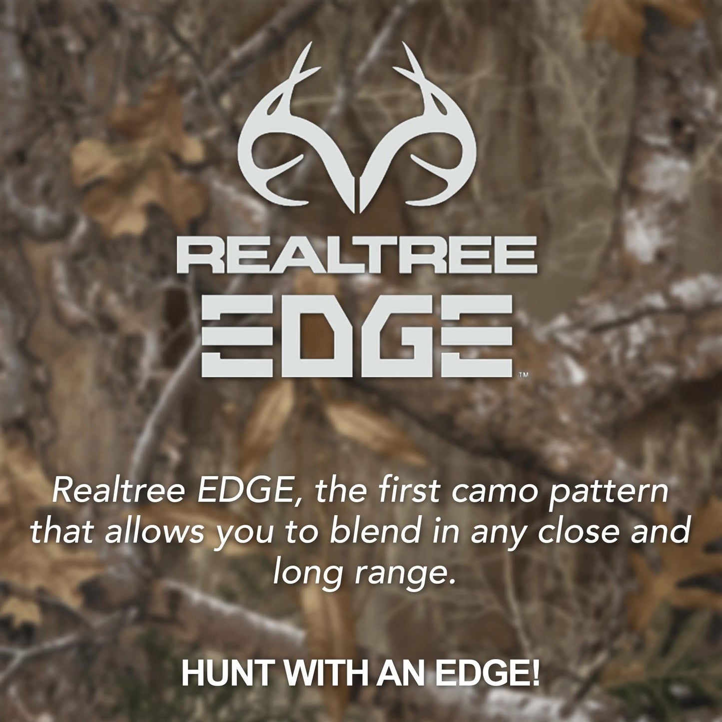 Realtree Men's Essential Camo Lightweight Performance Long Sleeve Shirt (RT Edge, Medium)