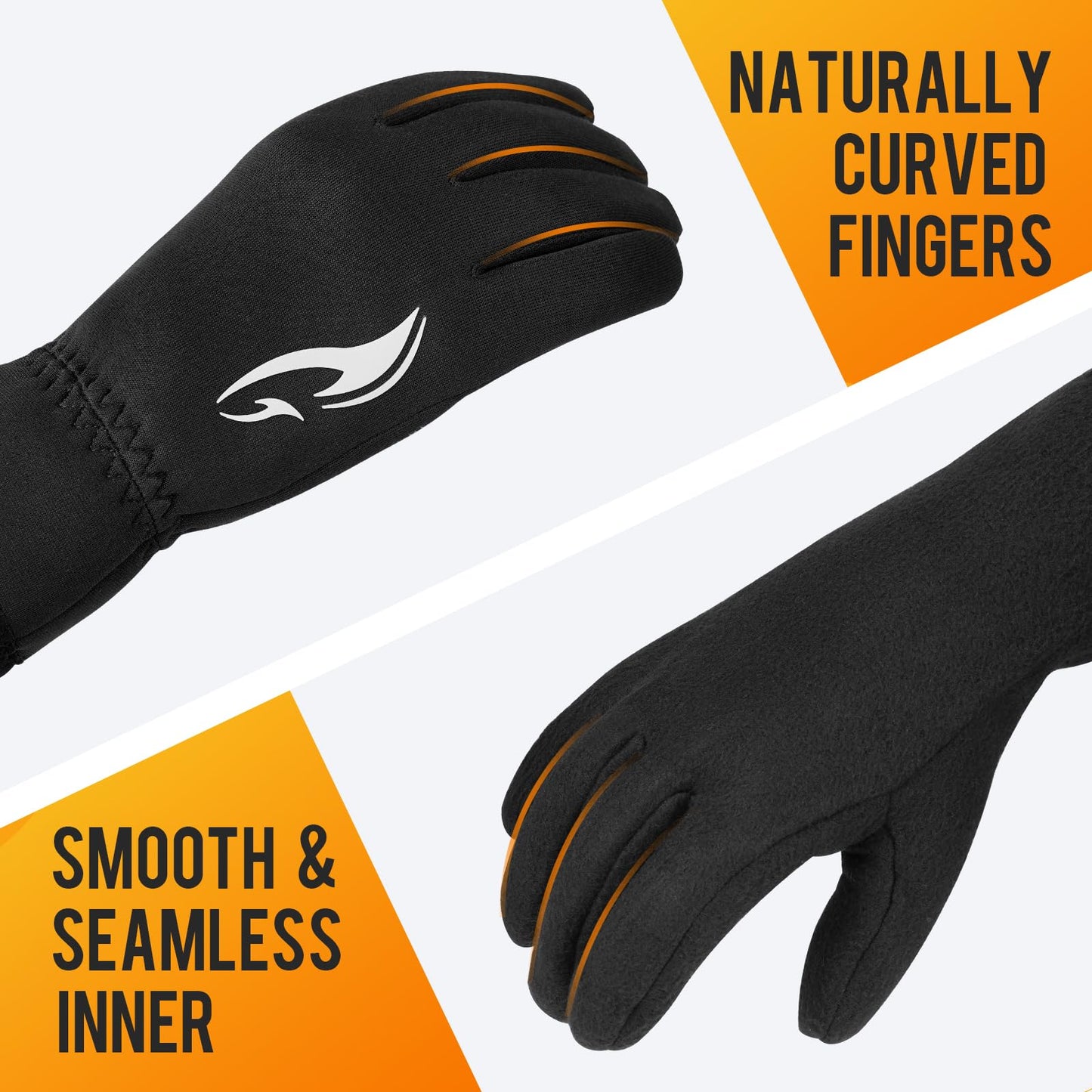 ATERCEL Gloves for Women Cold Weather, Winter Gloves Men,Touch Screen Warm Waterproof Gloves for Cycling, Running, Driving, Skiing
