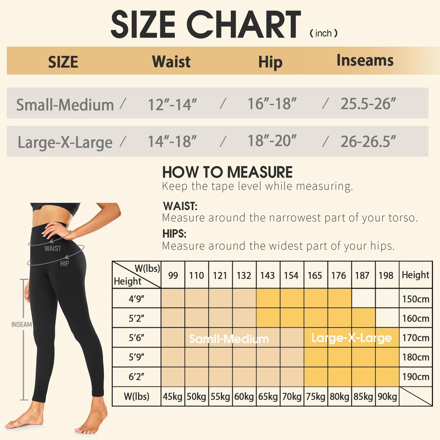 FULLSOFT Fleece Lined Leggings Women Tummy Control High Waisted Workout Winter Warm Soft Yoga Pants(Black,Large-X-Large)