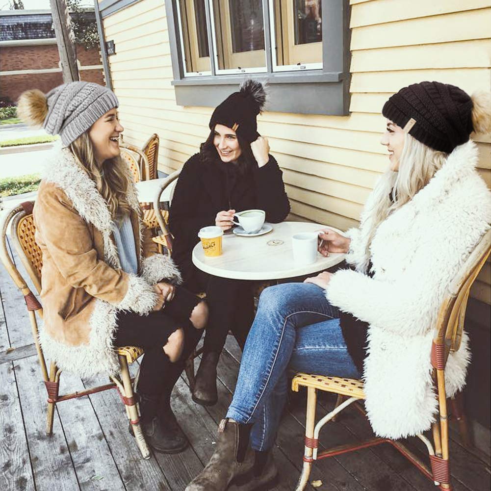 FURTALK Womens Winter Slouchy Beanie Hat Knit Winter Hats for Women Soft Stretch Warm Skull Ski Cap Beanies