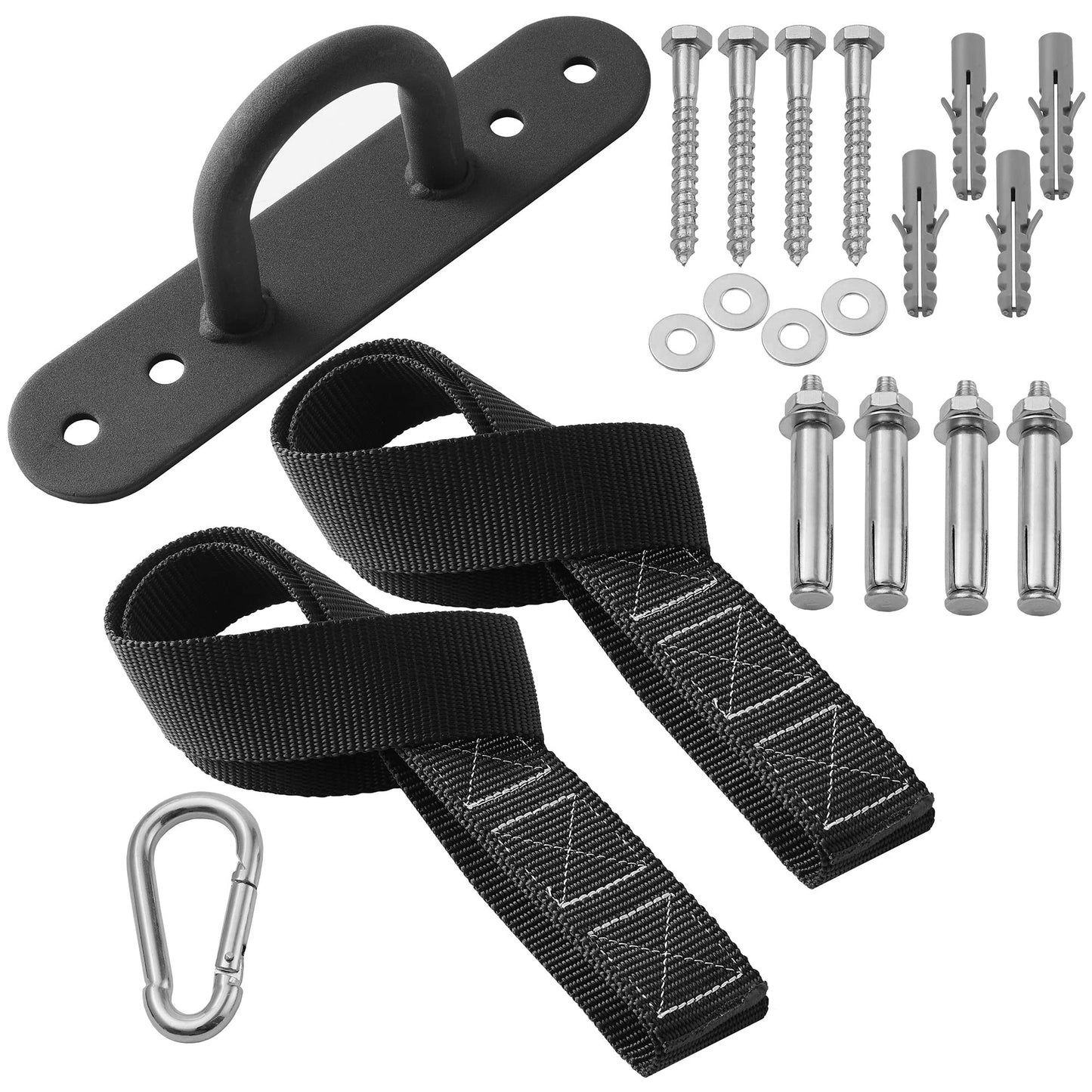 Philosophy Gym 40 Foot Exercise Battle Rope 1.5 Inch Diameter with Cover and Anchor Kit