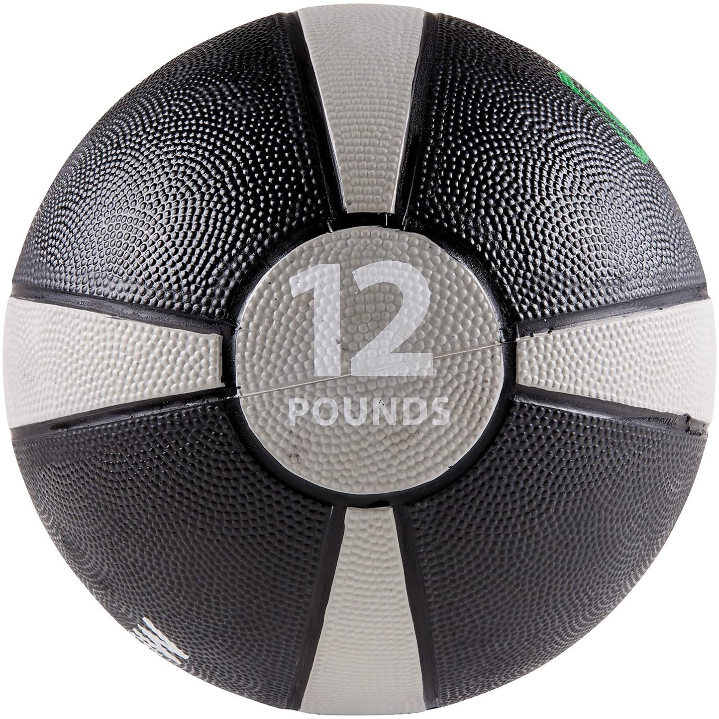 GoFit GF-MB12 Medicine Ball (12 lbs; Black and Gray)