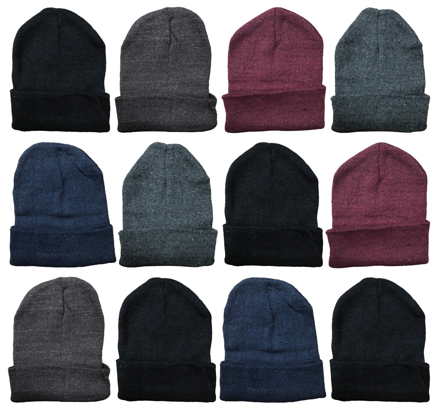 Yacht & Smith Winter Beanies Wholesale Bulk Cold Weather Unisex Hat (One Size Fits All)