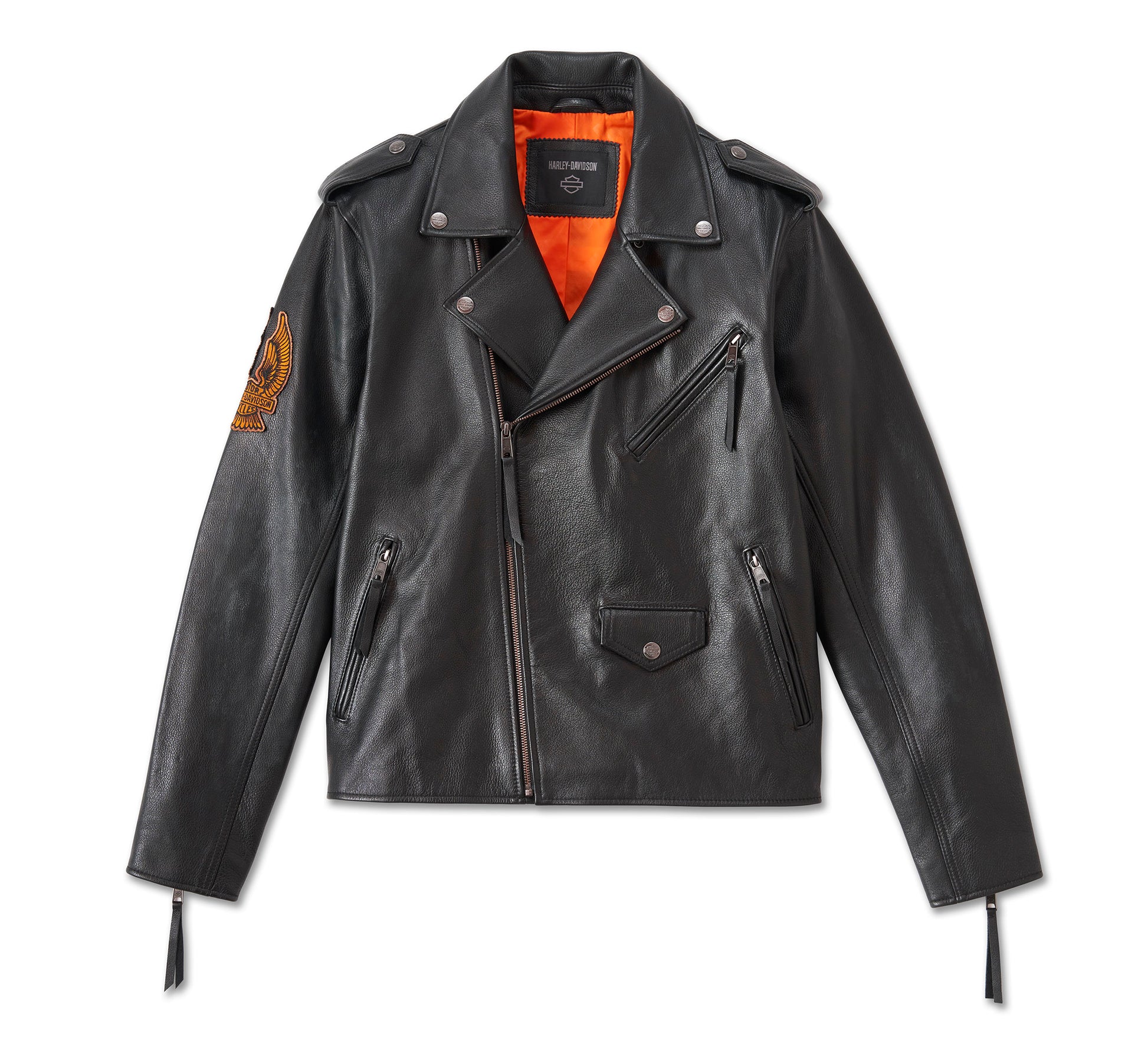 Men's Burning Eagle Leather Jacket