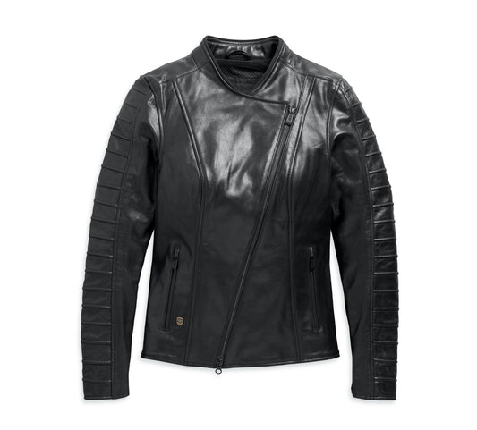 Harley Davidson Women's Ozello Perforated Leather Jacket