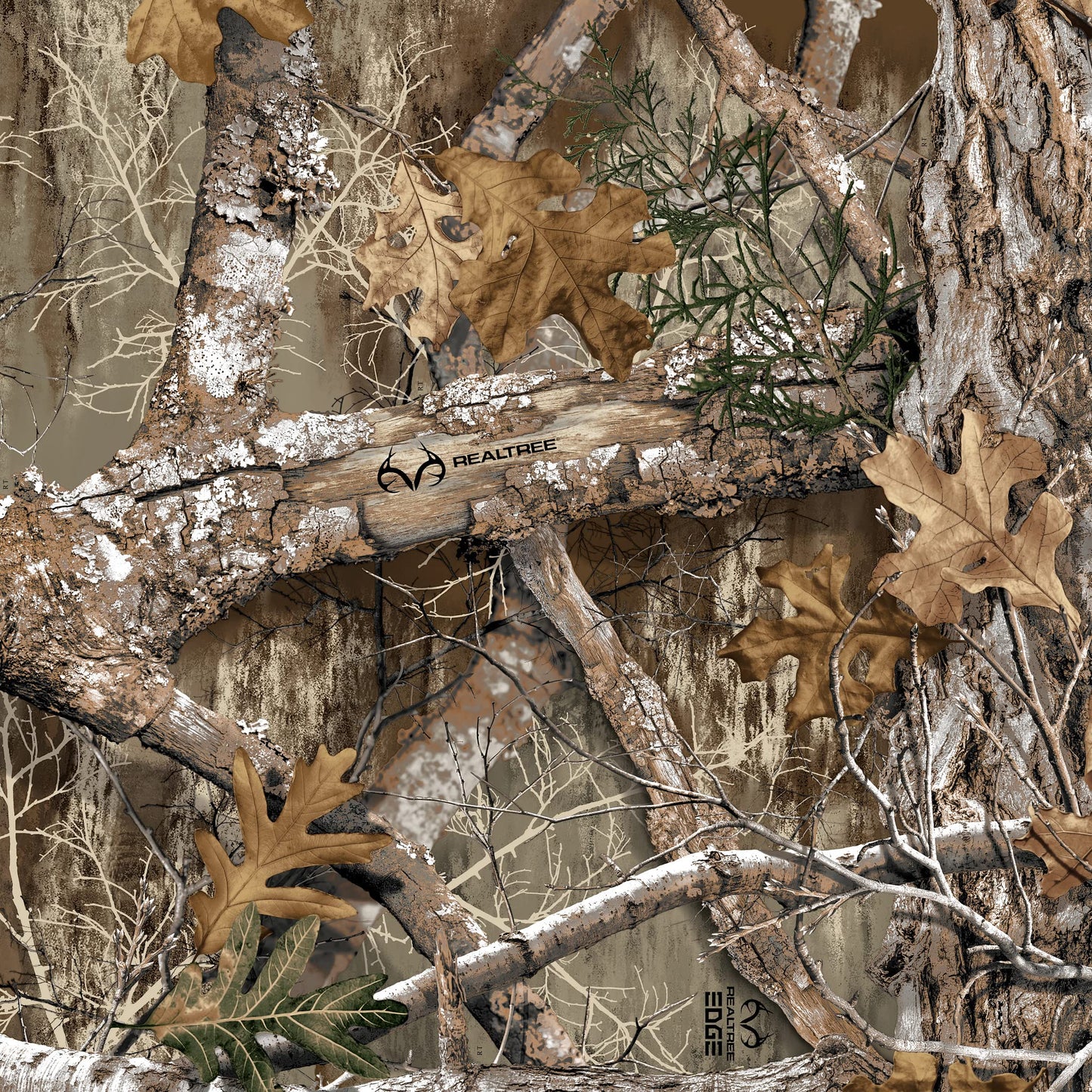 Realtree Men's Essential Camo Lightweight Performance Long Sleeve Shirt (RT Edge, Medium)