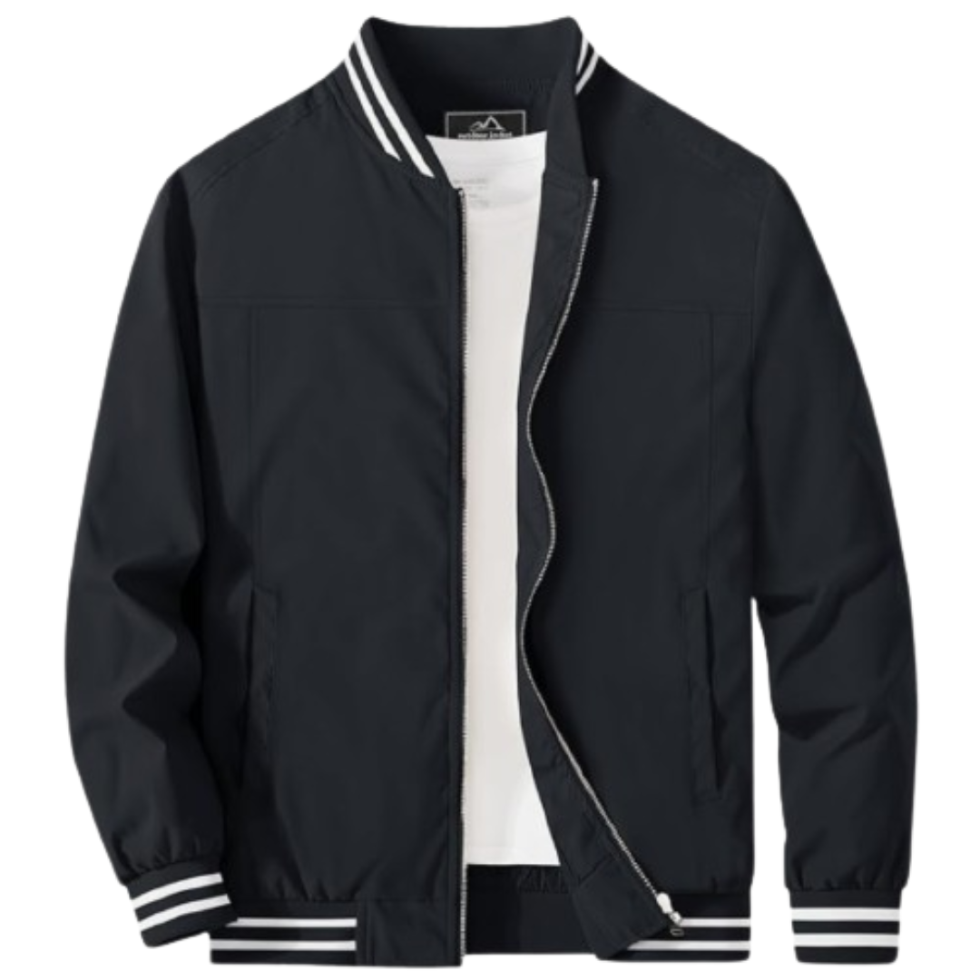 Black Bomber Jacket with Pockets Black Bomber Jackets