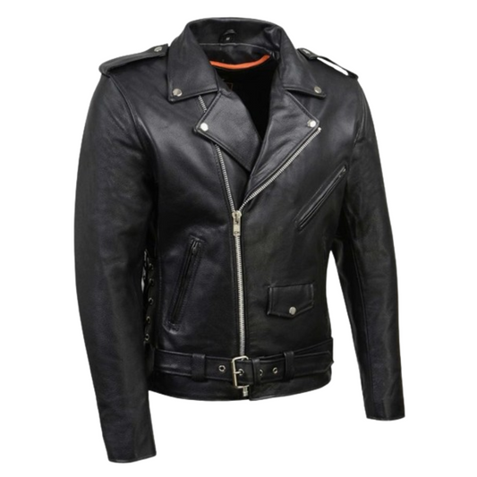 Black Leather Jacket for Men Black Bomber Jackets