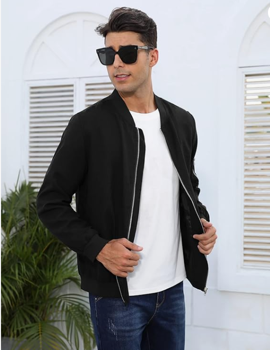 Black Leather Varsity Jacket Black Bomber Jackets