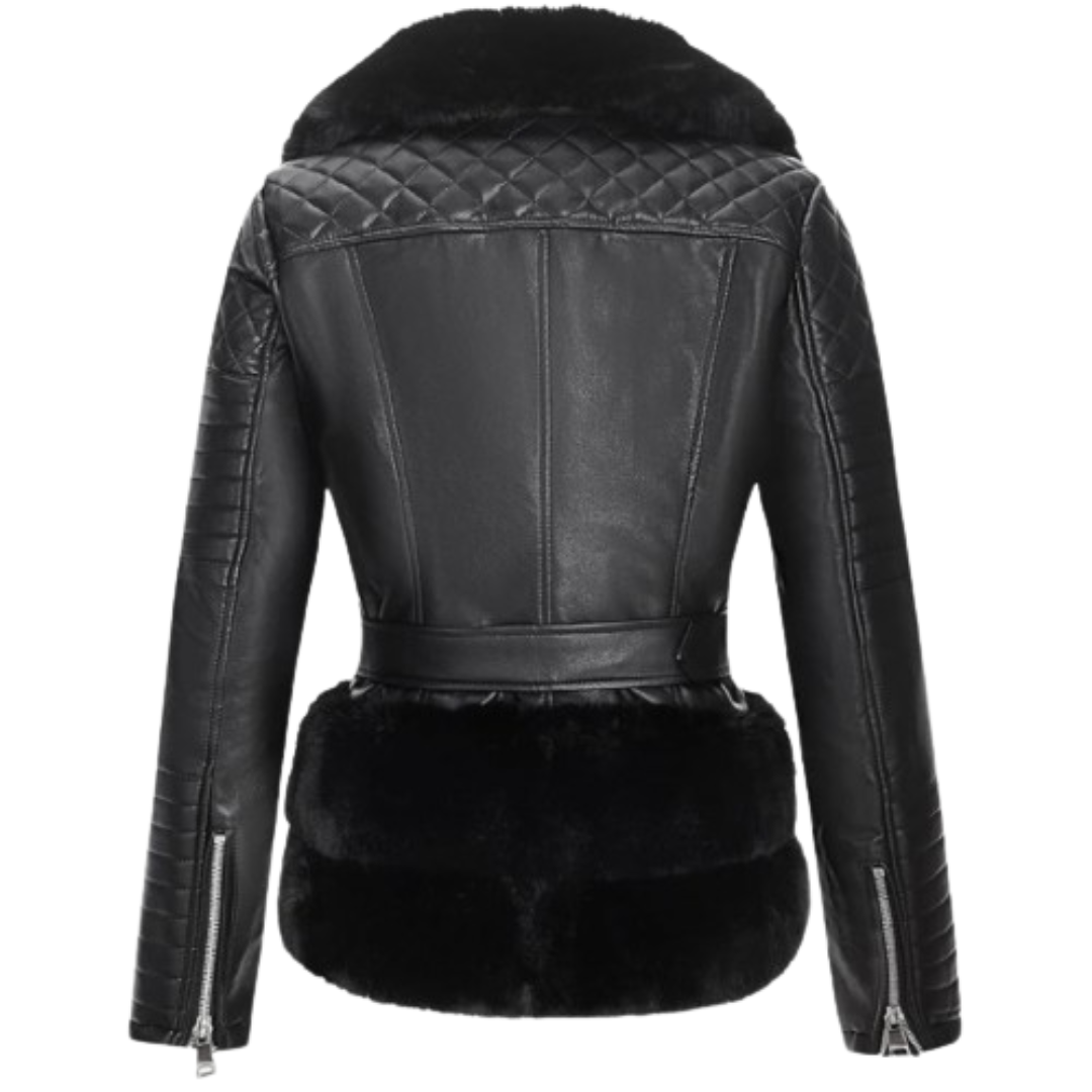 Faux Black Leather Jacket Black Bomber Jackets