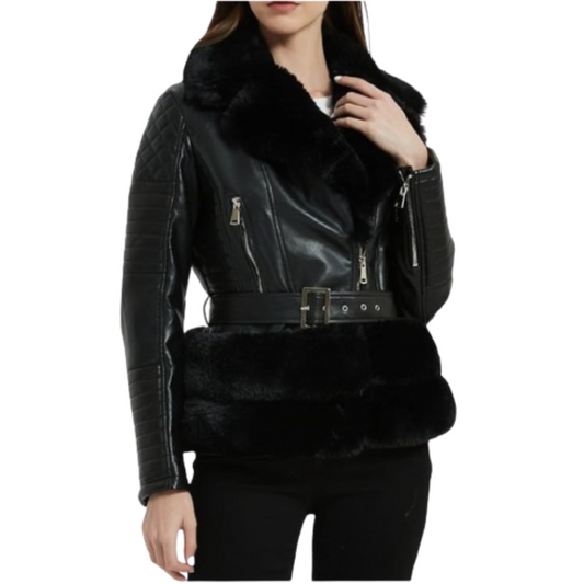 Faux Black Leather Jacket Black Bomber Jackets