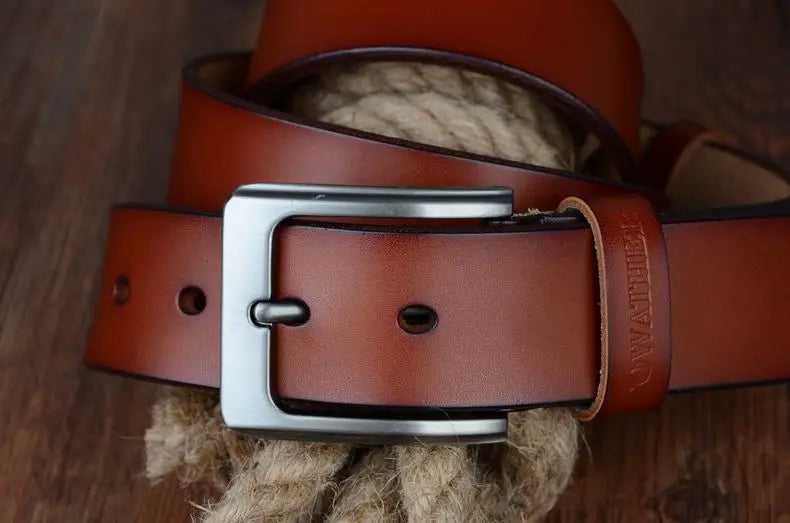 Men's Cowhide Leather Belt XF001