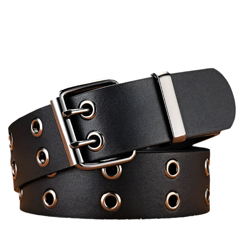 Fashion Metal Luxury Western Leather Belt for Men