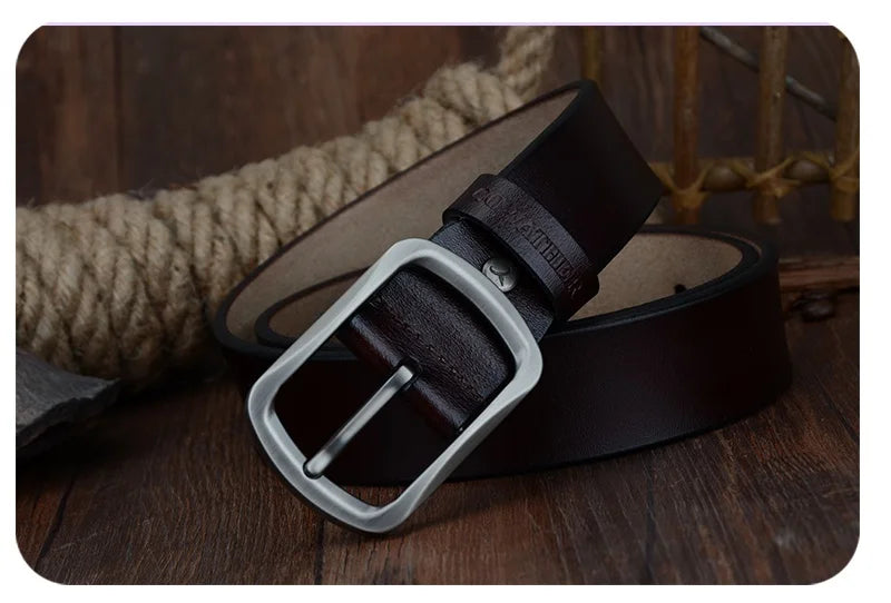 Men's Cowhide Leather Belt XF001