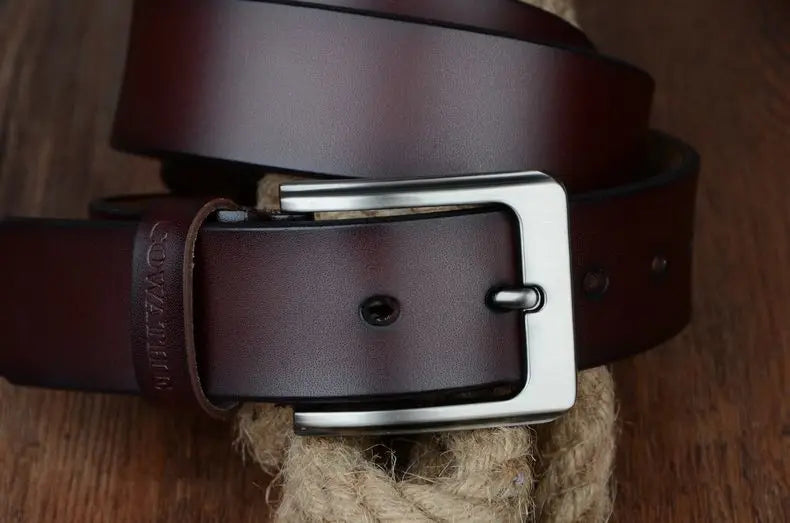 Men's Cowhide Leather Belt XF001