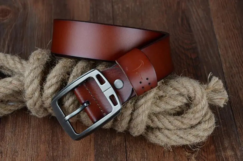 Men's Cowhide Leather Belt XF001