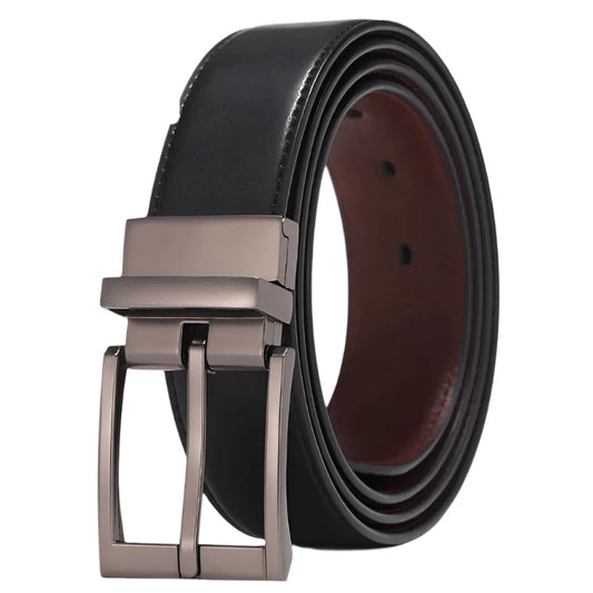 Men's Reversible Leather  Belt HQ110