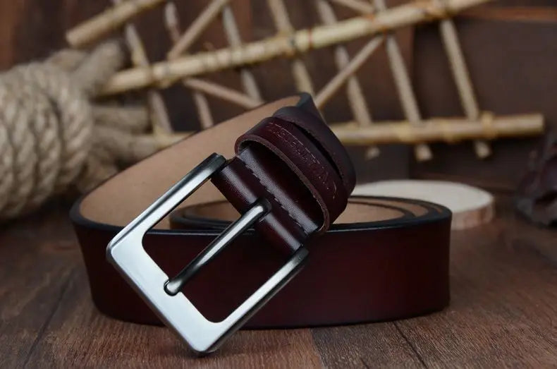 Men's Cowhide Leather Belt XF001