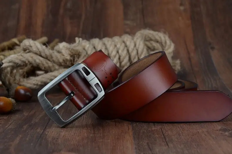 Men's Cowhide Leather Belt XF001