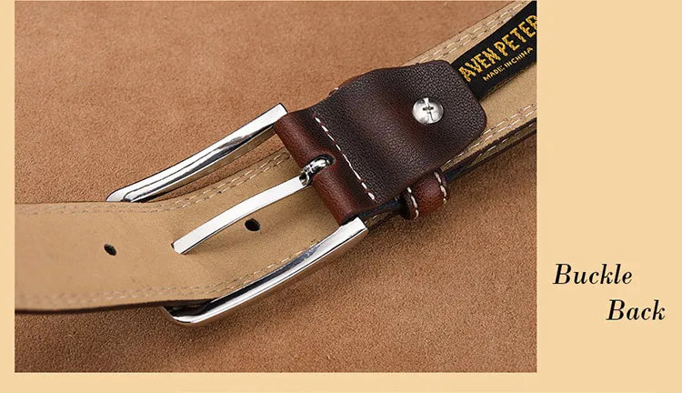 Men's Luxury Leather Vintage Belt