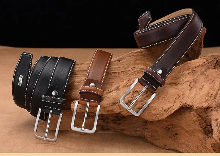 Men's Luxury Leather Vintage Belt