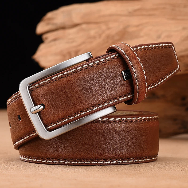 Men's Luxury Leather Vintage Belt