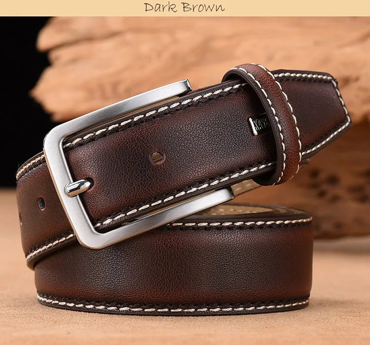 Men's Luxury Leather Vintage Belt