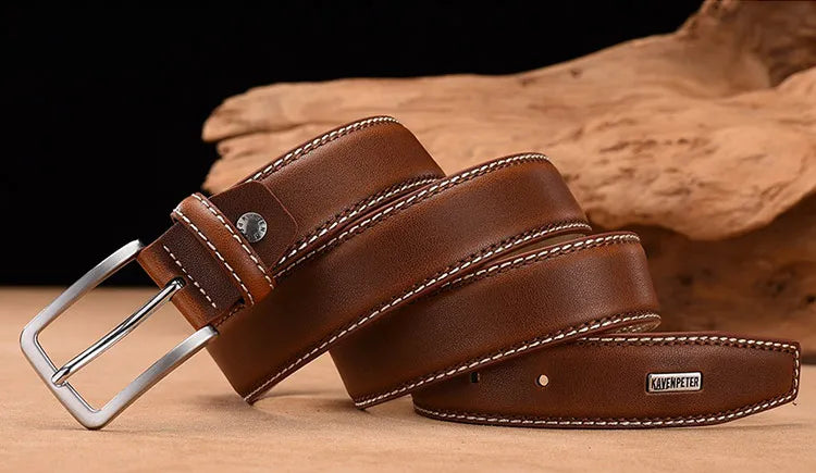 Men's Luxury Leather Vintage Belt