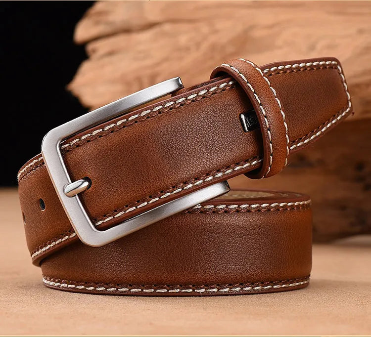 Men's Luxury Leather Vintage Belt