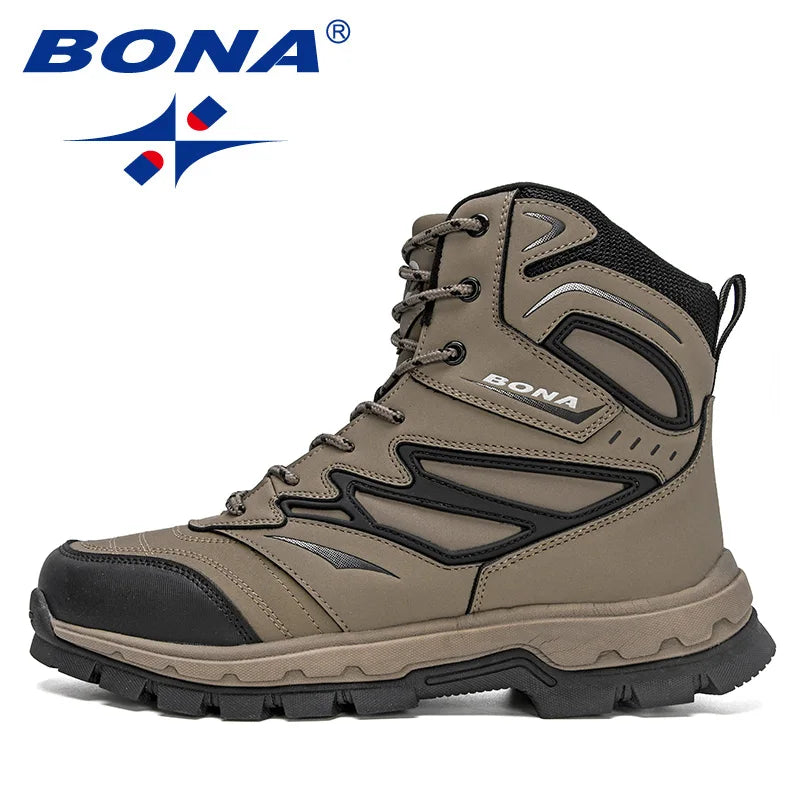 BONA Men's Leather Winter Boots