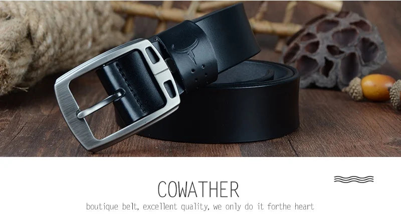 Men's Cowhide Leather Belt XF001