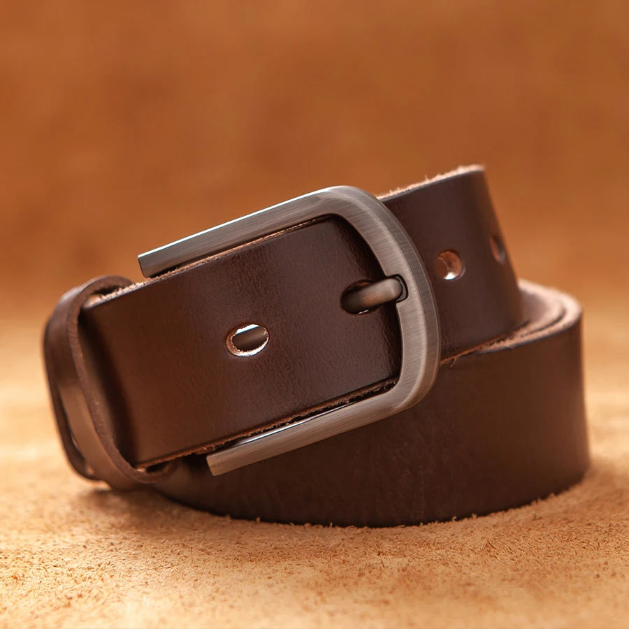 Top Cowhide Genuine Leather Belt for Men