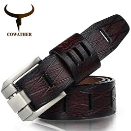 Men's Cowhide Leather Belt XF001