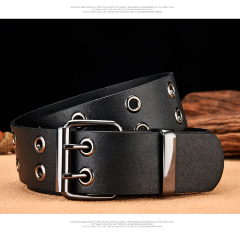 Fashion Metal Luxury Western Leather Belt for Men