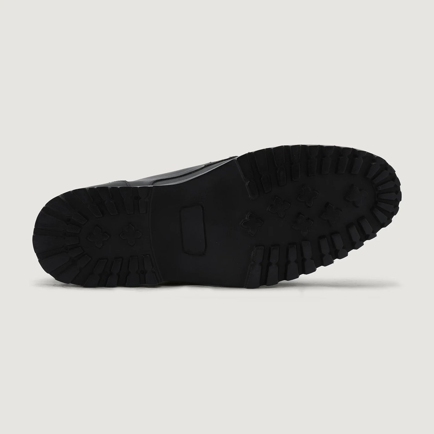 Knight Derby Matte Black Pullup Leather Boots - TerraGrip