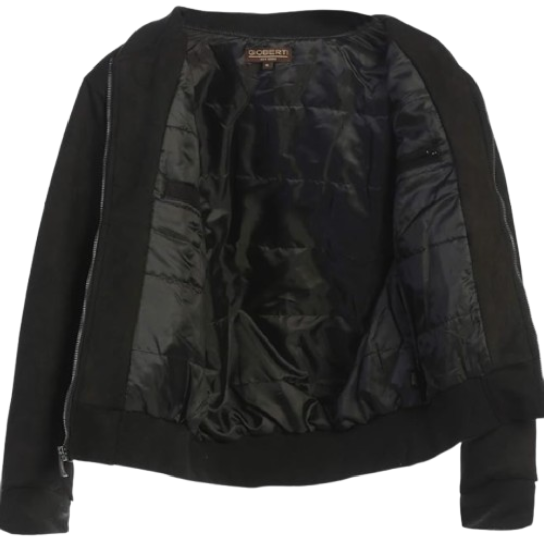 Men's Black Suede Jacket Black Bomber Jackets