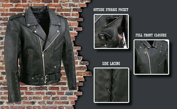 Motorcycle Riding Leather Jackets Black Bomber Jackets