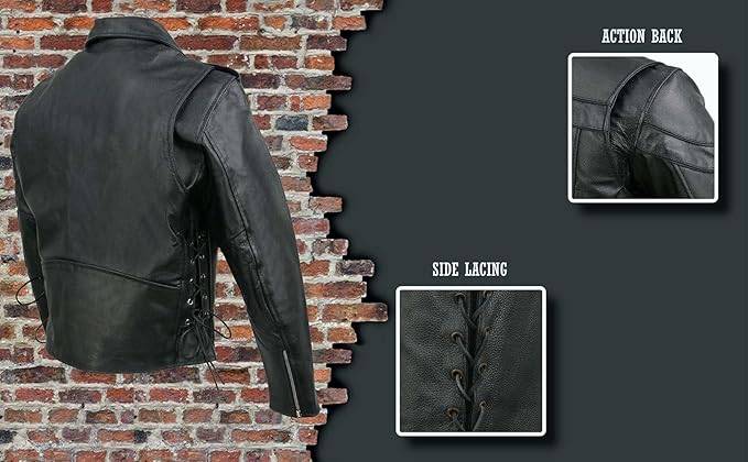 Motorcycle Riding Leather Jackets Black Bomber Jackets