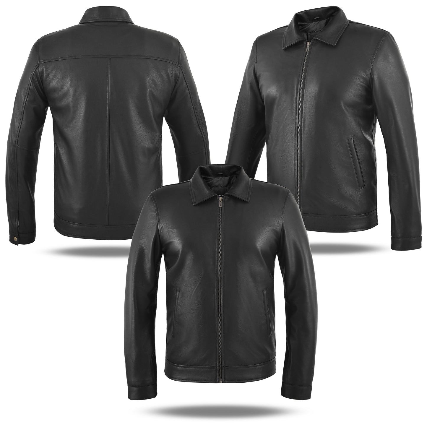 Sogachi Men's Pure Leather Jacket