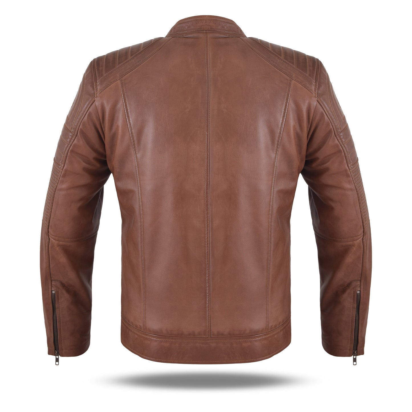 Sogachi Brown original Biker Leather Jacket