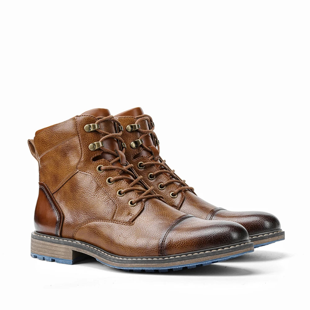 Men's Retro Leather Boots 2025